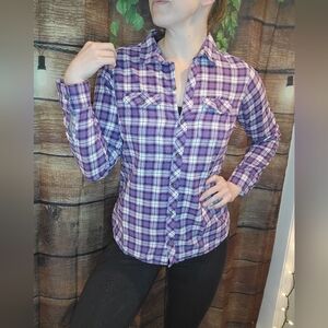 Purple Plaid Kids Pajamas